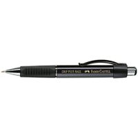 Faber-Castell Kugelschreiber GRIP PLUS BALL 140733 M metallic-schwarz