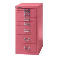 Bisley Schubladenschrank L298601 8Schubfächer pink