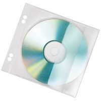 Veloflex CD/DVD Hülle 4366000 f. 1CD PP transparent 10 Stück