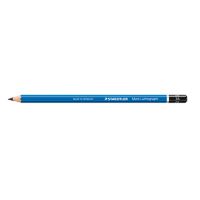 STAEDTLER Bleistift Mars Lumograph 100-2H 17,5cm 2H Schaft blau