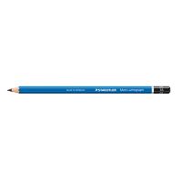 STAEDTLER Bleistift Mars Lumograph 100-3B 17,5cm 3B Schaft blau