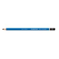 STAEDTLER Bleistift Mars Lumograph 100-6B 17,5cm 6B Schaft blau