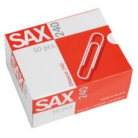 SAX Büroklammer 1-240-01 78mm verzinkt 50 Stück