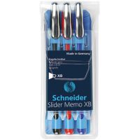 Schneider Kugelschreiber Slider Memo XB 150293 sortiert 3 Stück