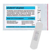 aluderm Pflasterstrip aluplast 1009166 1,9x7,2cm el. 10 Stück