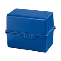 HAN Karteikasten 975-14 DIN A5 quer max. 450Karten PS blau