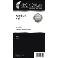 CHRONOPLAN 50330 Formulare kariert Midi 9,6 x 17,2 cm 25 Blatt