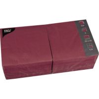 PAPSTAR Serviette 12494 33x33cm 3lagig bordeaux 250 Stück