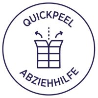 Avery Zweckform Etikett QuickPEEL J8563-25 transparent 350 Stück