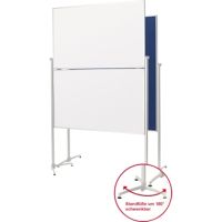 magnetoplan Moderationstafel 1151301 klappbar Filz grau