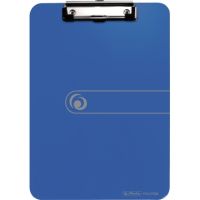 Herlitz Klemmbrett 11226396 DIN A4 PS opak blau