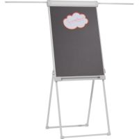 Franken Moderationstafel Deluxe FC8312 188x67cm Filz grau