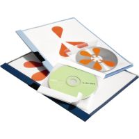 DURABLE CD/DVD Hülle FIX 521019 160x241x6,5mm PP transparent 10 Stück