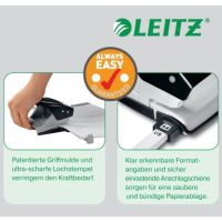 Leitz Locher NeXXt Style 50060094 30Bl Metall satin schwarz