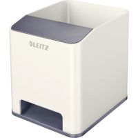 Leitz Stifteköcher WOW 53631001 weiß/grau