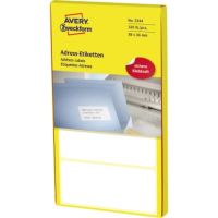 Avery Zweckform Adressetikett 3344 89x36mm weiß 320 Stück