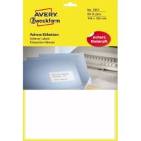 AVERY Zweckform Adreßetiketten 148x103 mm, 80 Stück auf DIN A4-Bogen