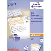 Avery Zweckform Überweisung 2817 DIN A4 inkl. Software 100 Blatt