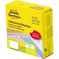 Avery Zweckform Etikett 3830 38x12mm weiß 1.000 Stück