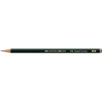 Faber-Castell Bleistift CASTELL 9000 119006 6B dunkelgrün