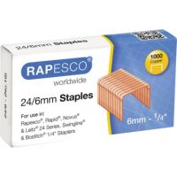 Rapesco Heftklammern S24600Z3 24/6mm 1.000 Stück