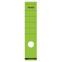 Falken Ordnerrückenschild 11286903 breit/lang selbstklebend grün 10 Stück