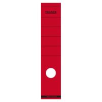 Falken Ordnerrückenschild 11286887 breit/lang selbstklebend rot 10 Stück
