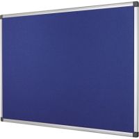 Bi-office Pinnwand Maya FA0543170 Aluminiumrahmen Filz 120x90cm blau