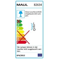 Maul LED-Lupenleuchte MAULviso 8263490 mit Klemmfuß schwarz