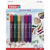 tesa Farbstift Glitter-Deco 59900-00000 sortiert 6 Stück