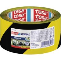 tesa Packband 58130-00000 50mmx66m bedruckt gelb schwarz