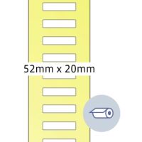 HERMA Etikett 4247 52x25mm weiß 5.000 Stück