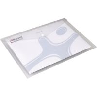 Rexel Dokumententasche ICE 2101660 DIN A4 quer PP glasklar 5 Stück