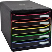 Exacompta Schubladenbox BIG-BOX PLUS 309914D 5Schübe farbig
