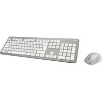 Hama Tastatur-Maus-Set KMW-700 00182676 silber/weiß