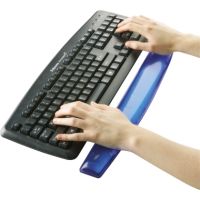 Fellowes Tastatur Handgelenkauflage Transparentes Gel blau 91137