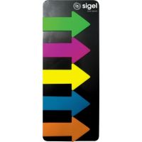 SIGEL Haftmarker Big Arrow HN600 55x137mm sortiert 125 Blatt