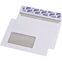 MAILmedia Briefumschlag 30005378 C6 mit Fenster Haftklebung weiß 500 Stück