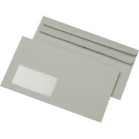MAILmedia Briefumschlag 30005430 125x229mm mit Fenster selbstklebend grau 1000 Stück