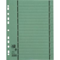 Oxford Trennblatt 400004667 DIN A4 250g Karton grün 100 Stück
