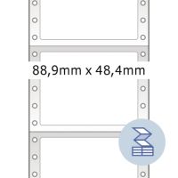 HERMA Endlosetikett 8204 88,9x48,4mm weiß 3.000 Stück