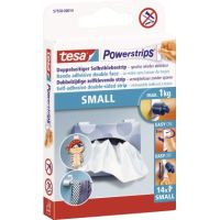 tesa Klebestücke Powerstrips small 57550-00014 14,5x33mm 14 Stück