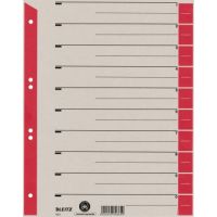 LEITZ Trennblätter 1652-00-25 rot DIN A4 100