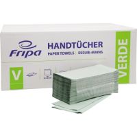 Fripa Papierhandtücher Verde 4021101 1-lagig V-Falz 25x23cm grün 20x250 Blatt