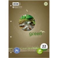 Ursus Green Ringbucheinlagen Pure Impact/04077022, weiß, kariert, A4, Inh. 50