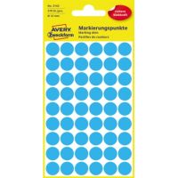 Avery Zweckform Markierungspunkt 3142 12mm blau 270 Stück