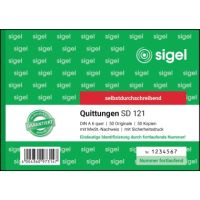 SIGEL Quittung SD121 DINA6 quer sd Mp 50Blatt