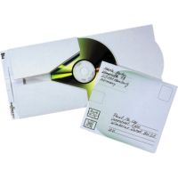 DURABLE CD/DVD Versandtasche MAIL 521102 140x125mm weiß 5 Stück