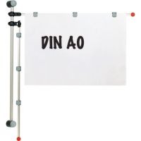 MAUL 6253084 Planhalter DIN A0 Wand