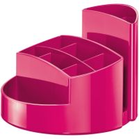 HAN Stifteköcher RONDO 17460-96 9Fächer Polystyrol pink